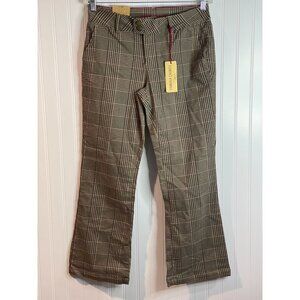 Sabrina Lauren Womens Plaid Pants Size 12 Rayon/Nylon/Spandex. $68